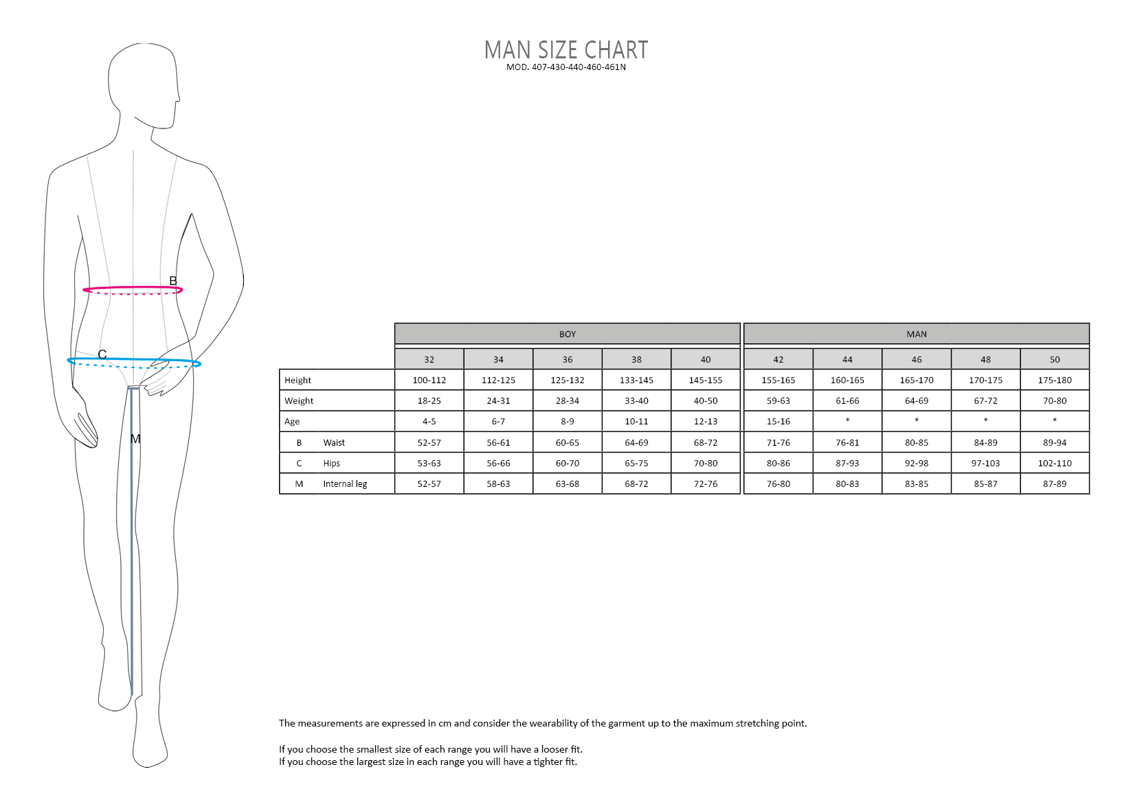 Men's and boy's trousers for ice and roller skating
